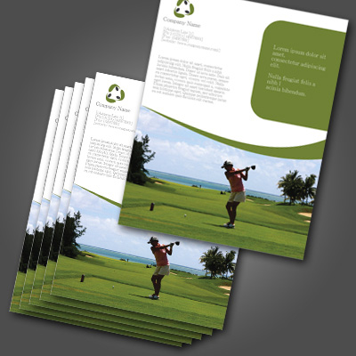 Dépliant (un côté)