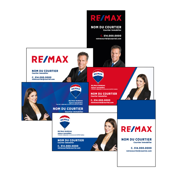 Cartes d'affaires RE/MAX