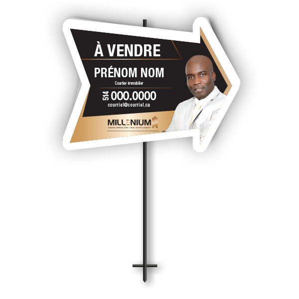 Combo flèches directionnelles 24x18 MILLÉNIUM