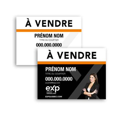 Pancartes Résidentielles EXP