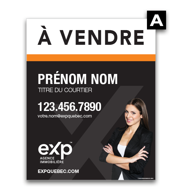 Pancartes Résidentielles 24X30 EXP