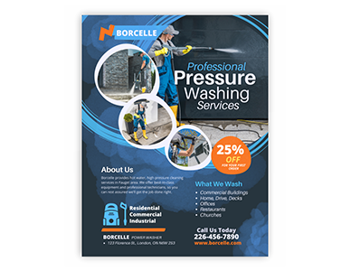 High-quality printed flyers for businesses in small batches, up to 2500 units