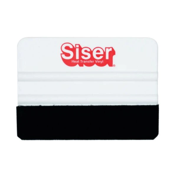 Squeegees, essential tools for applying and smoothing vinyl decals or films, featuring a durable handle and flexible blade fo