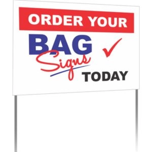 Bag signs for impactful advertising and promotions, featuring durable materials and customizable designs, perfect for attract