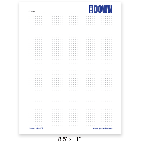 8.5" x 11" (21.59cm x 27.94cm)