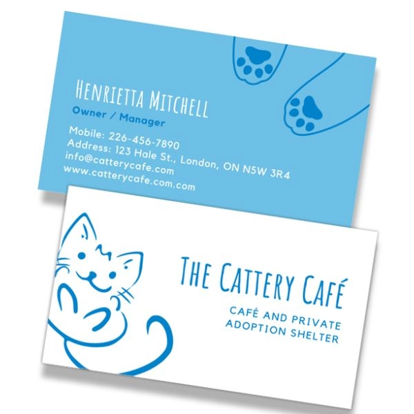 These offset business cards offer durability and consistency, making them perfect for businesses seeking high-quality print results