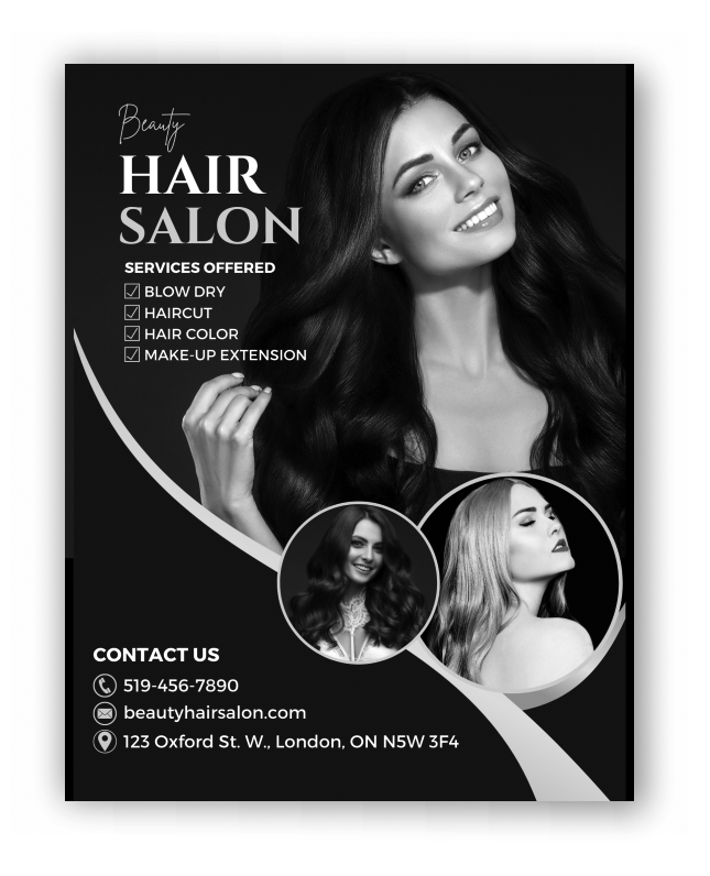 Flyers with your branding for corporate marketing