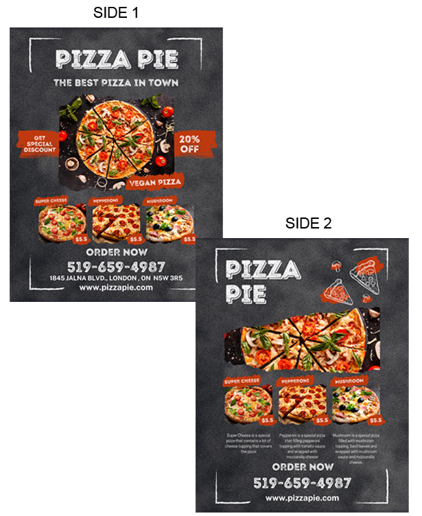 Eye-catching flyers for trade shows and conferences