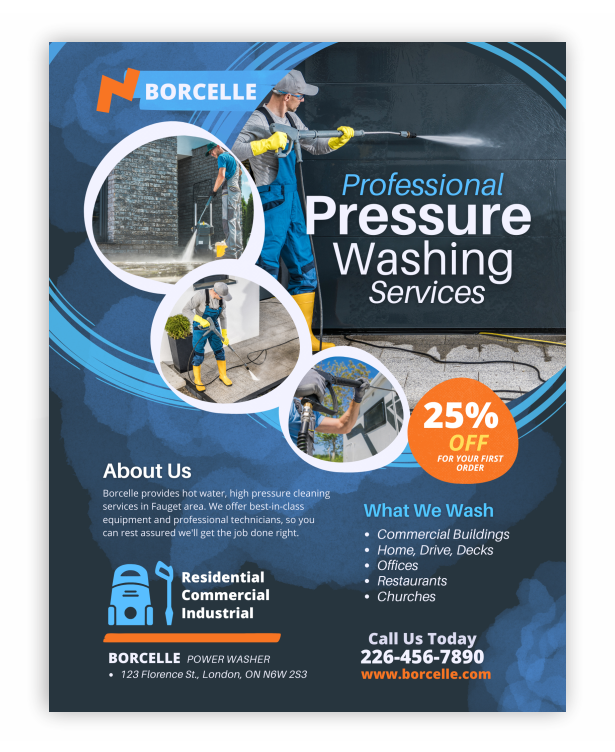 Marketing flyers printed with precision and care