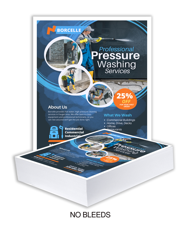 Flyers designed for maximum visibility and impact
