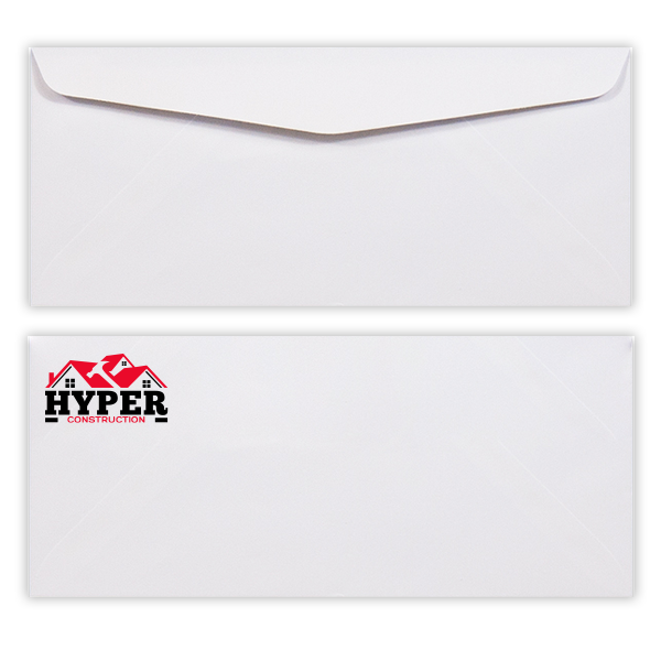 #10 envelopes available with window and non-window customization options.