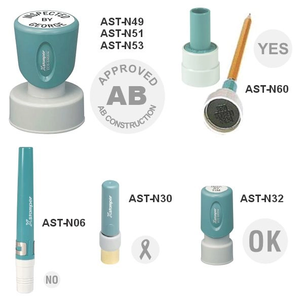 High-Impact Round Stamps for Clear Results | A&B Print