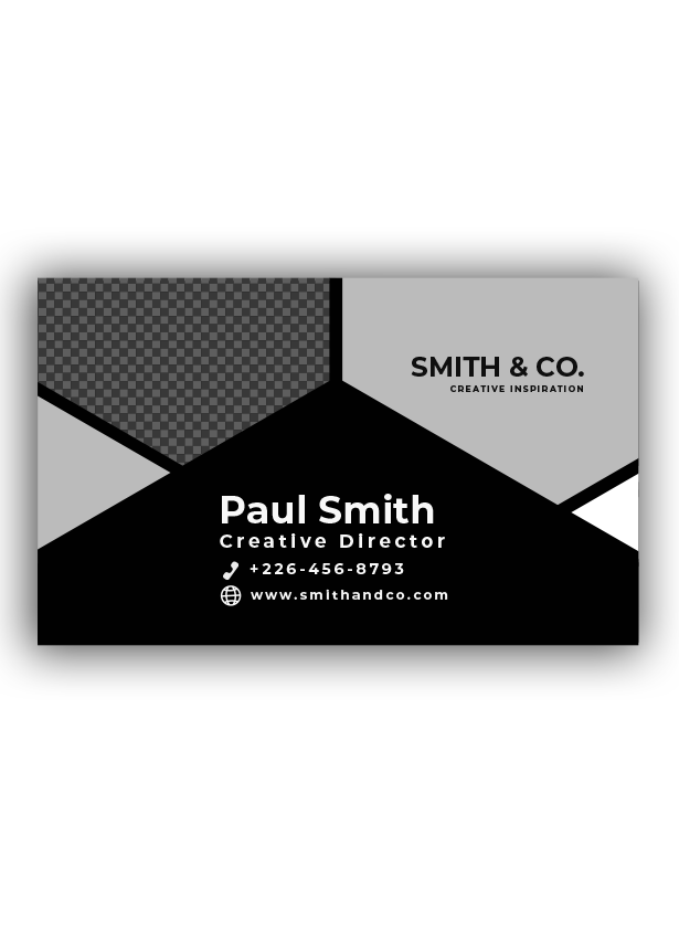 Choose from various color options, fonts, and layouts to personalize your standard business cards.