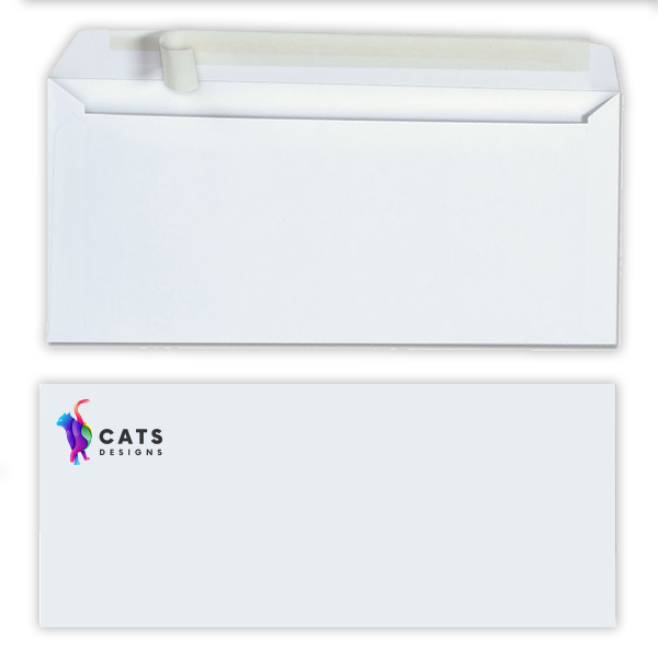 Envelopes with premium paper stock and vibrant ink for professional branding