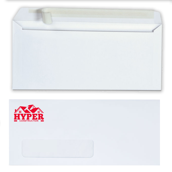 High-quality #10 envelopes featuring sharp, full-color printing