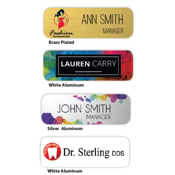 Employee digital ID badge with photo, name, and job title, providing professional identification.