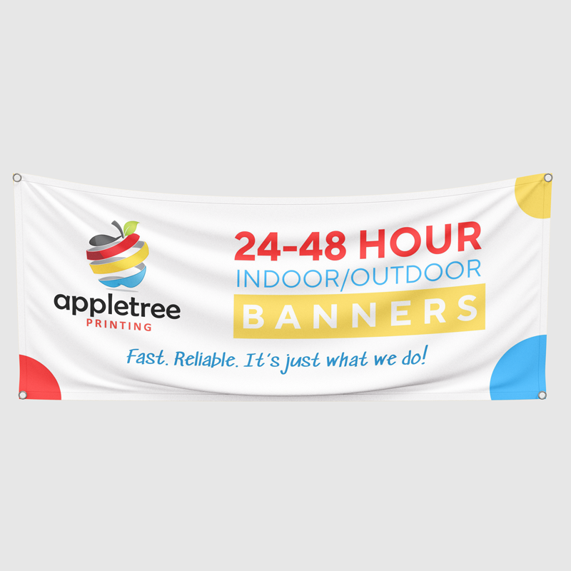 24-48 Hour - 13oz Vinyl Banner