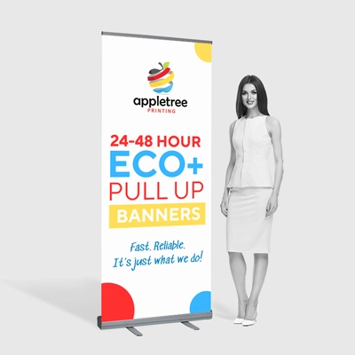 24-48 Hour - Eco+ Pull Up Banner