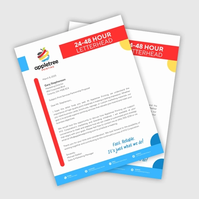 24-48 Hour - Letterheads