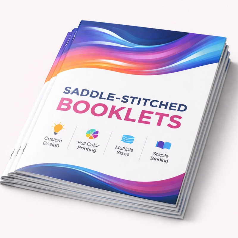 Saddle Stitched Book