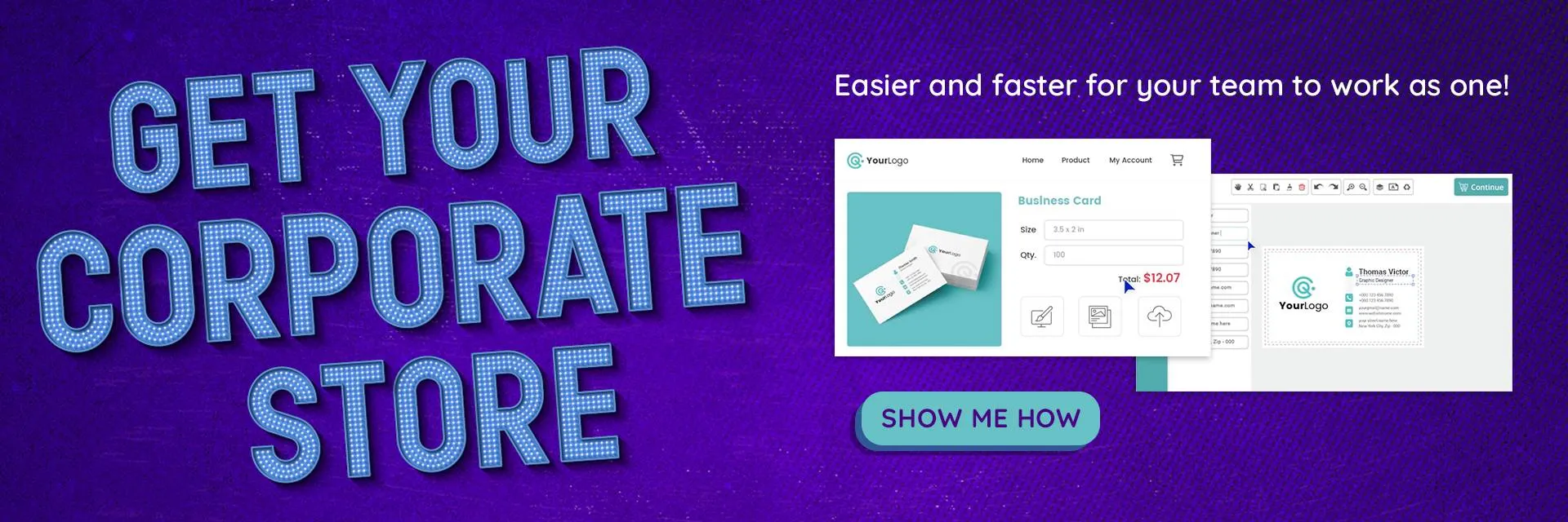 corporate store banner