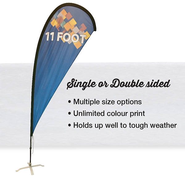 teardrop flag banners