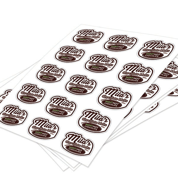 sheet stickers in custom shape