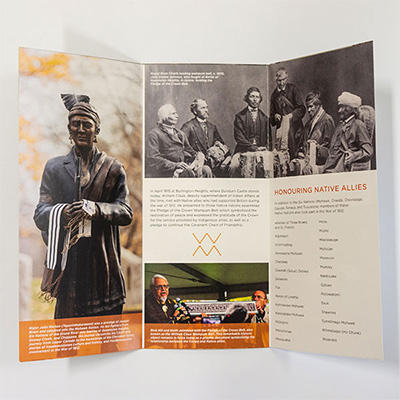 pizzeria tri fold brochure example