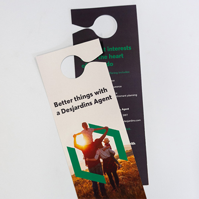 realty advertising door hangers example
