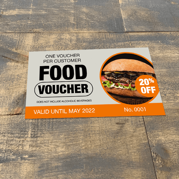 fast food coupon example