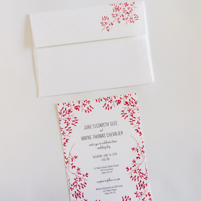 Invitation and envelope
