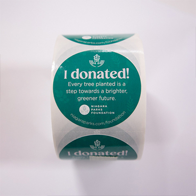 Standard roll labels