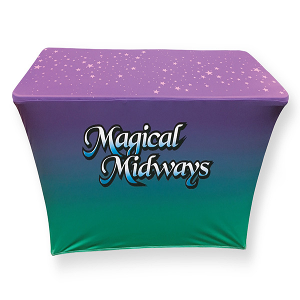stretch table covers with logo