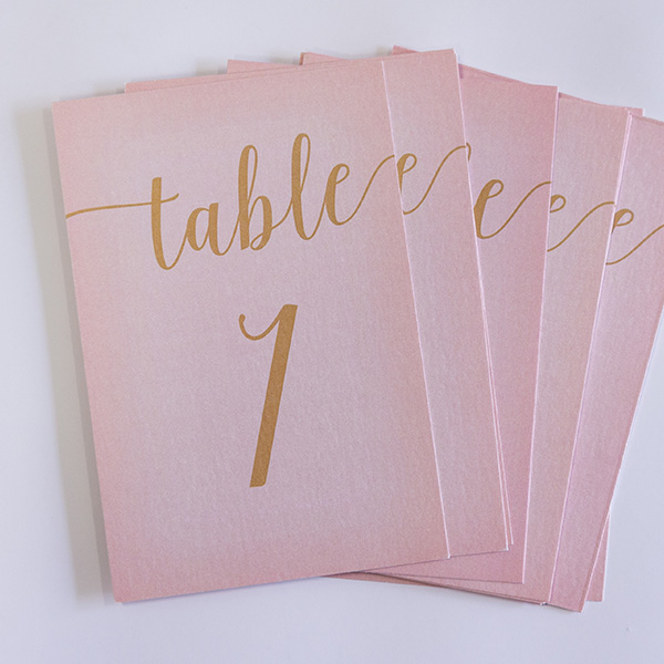 Table numbers table numbers for wedding cursive font