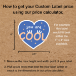 How to pick a size for your custom shape