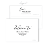 Return and Recipient Elegant