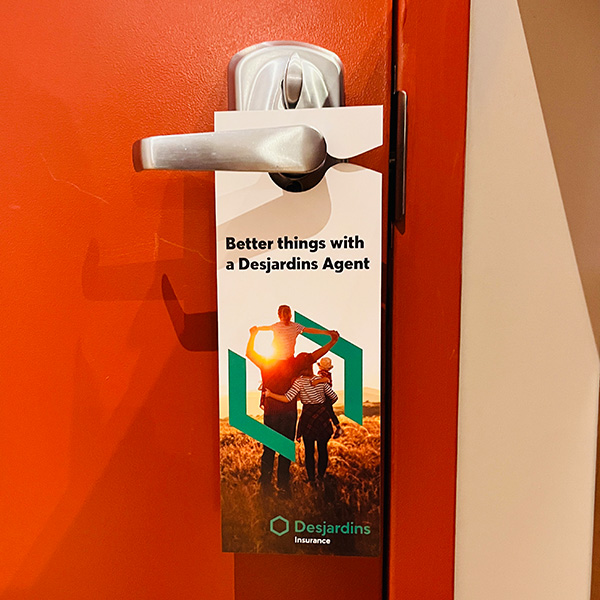 Door Hanger Sleek Cut