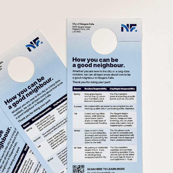 Door Hanger Standard Cut