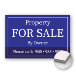 Large Plastic Sign with Coroplast pic
