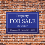 Large Plastic Sign