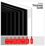 Paper thickness comparison
