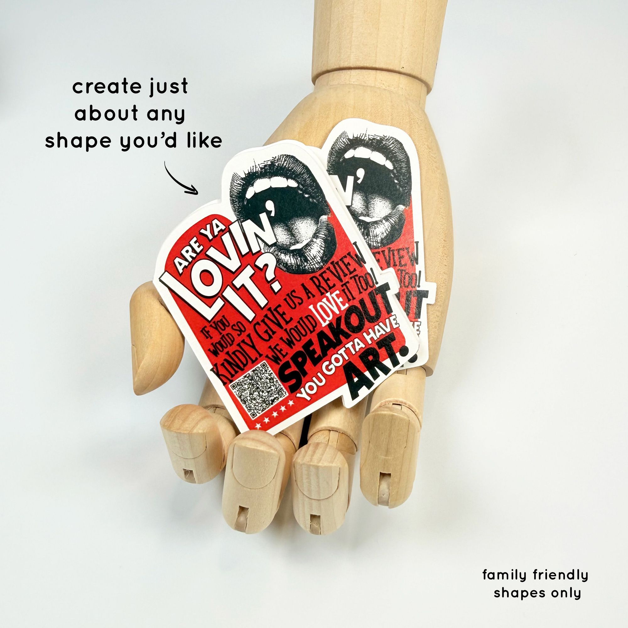 die cut to any shape