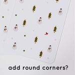 Postcard round corners