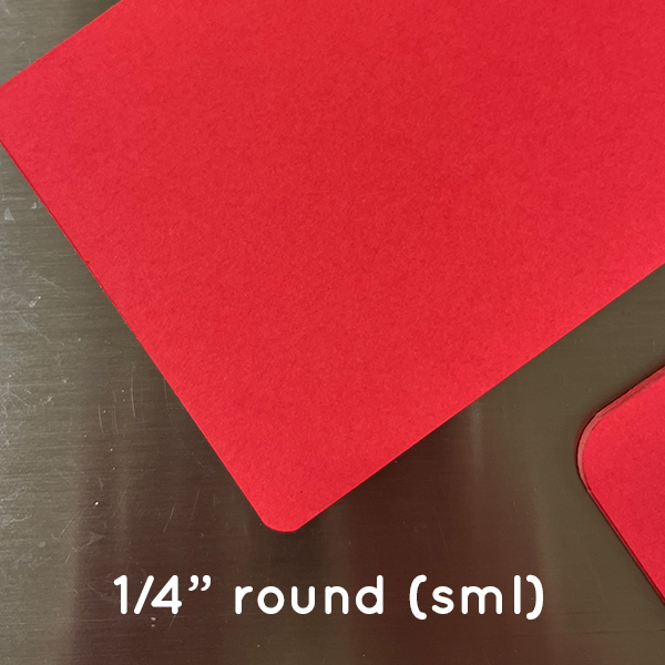 1/4 inch round