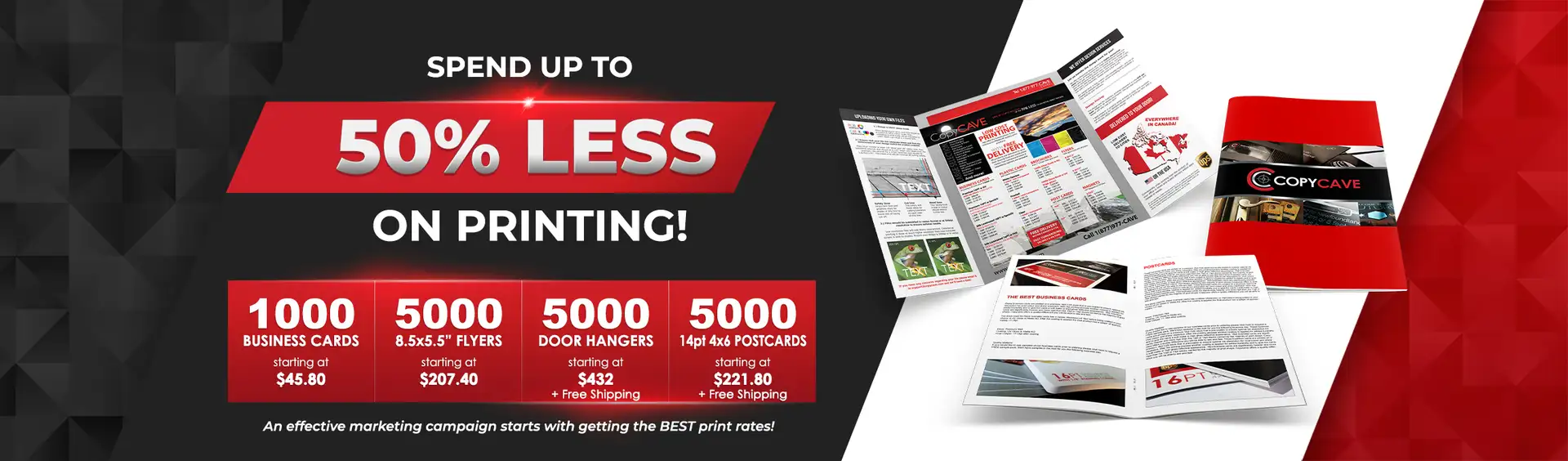 Spend 50% Less on Printing