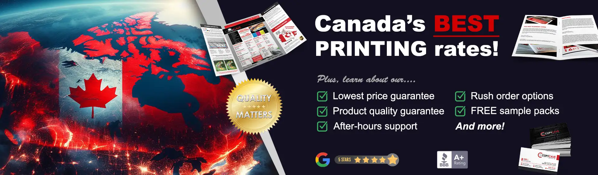 Canada's best printing rates