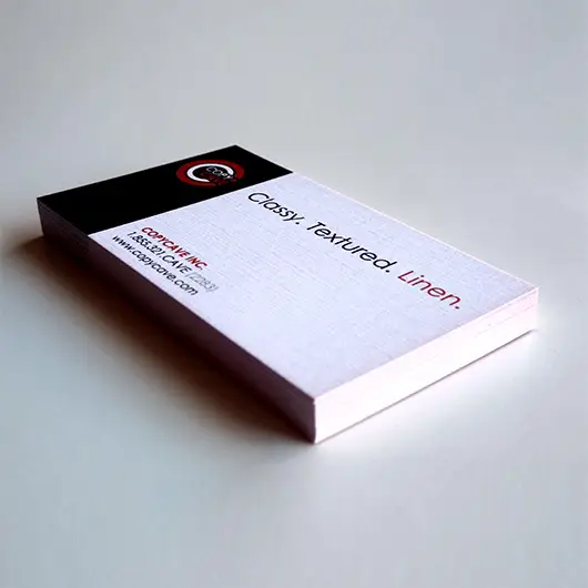 Linen Business Cards (13pt)
