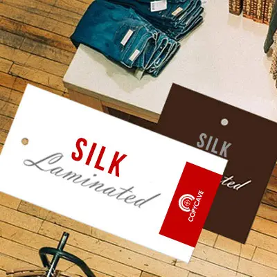 Silk Laminated Hang Tags (19pt)