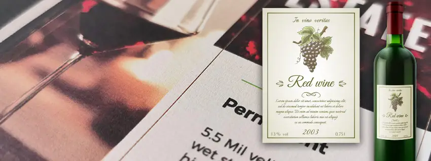 Estate #4 Paper Label
