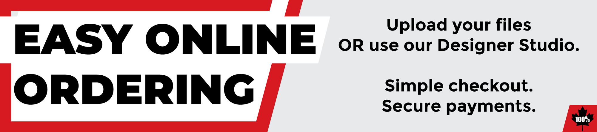 Easy Ordering Printing Hero Banner
